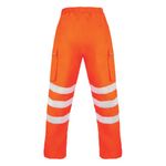 Beeswift Deltic Hi Vis Over Trousers Orange 2XL BSDTOR2XL