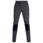 Beeswift FlexWorkwear Trousers Grey/Black 48R SFTGYBL48R