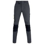 Beeswift FlexWorkwear Trousers Grey/Black 50T SFTGYBL50T
