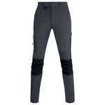 Beeswift FlexWorkwear Trousers Grey/Black 44R SFTGYBL44R