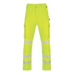 Beeswift Envirowear High Visibility Trousers Saturn Yellow 38R EWCTRSY38