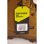 Beeswift Click Waterproof Internal Metatarsal Side Zip Lace up Safety Boots 1Pr Tan 13 CF68NB13