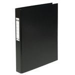 Elba 25mm 2 O-Ring Binder A4 Black (10 Pack) 400001512
