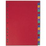 Elba A-Z Pressboard Index Heavyweight A4 Bright Multi 400007514