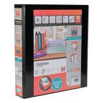Elba Panorama 40mm 4 D-Ring Presentation Binder A4 Black (6 Pack) 400008417