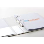 Elba Panorama 40mm 2 D-Ring Presentation Binder A4 White (6 Pack) 400008505