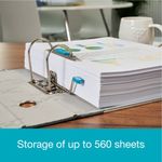 Elba 80mm Lever Arch File A4 Marbled Black (10 Pack) 100081009