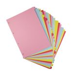 Elba A-Z Card Dividers A4 Assorted 400021450