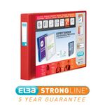 Elba Vision 30mm 4D-Ring Binder Oblong A3 Red 100080866