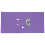Elba 70mm Lever Arch File Plastic A4 Purple 100202167