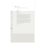 Elba Punched Pockets Recycled PE Transparent (Pack of 100) 400186700