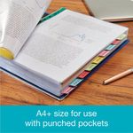 Elba 10-Part Card Divider A4 Extra Wide Assorted 400007242