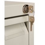Bisley 2 Drawer Filing Cabinet Lockable 470x622x711mm Goose Grey BS2EGY