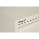 Bisley 3 Drawer Filing Cabinet 470x622x1016mm Goose Grey BS3EGY