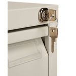 Bisley 4 Drawer Filing Cabinet Lockable 470x622x1321mm Goose Grey BS4EGY