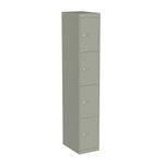 Bisley 4 Door Locker 305x457x1802mm Goose Grey BY02537
