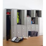 Bisley 2 Door Locker 305x305x1802mm Goose Grey CLK122 GOOSE