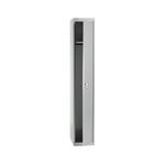 Bisley 1 Door Locker 305x457x1802mm Goose Grey CLK181 GOOSE