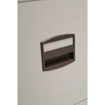 Bisley 4 Drawer Home Filing Cabinet A4 413x400x1282mm Grey BY37874