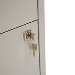 Bisley 4 Drawer Home Filing Cabinet A4 413x400x1282mm Grey BY37874