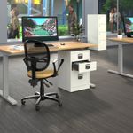 Bisley 3 Drawer Filing Cabinet A4 413x400x672mm Goose Grey PFA3-87