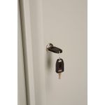 Bisley 2 Door Cupboard Empty 930x480x1975mm Goose Grey KF78715