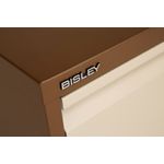 Bisley 3 Drawers Filing Cabinet Lockable 470x622x1016mm Coffee/Cream BS3EC/C