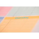 Collins Brighton Weekly Planner Desk Pad 60 Pages A4 DPWA4-01