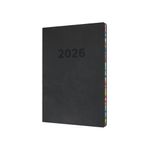 Collins Edge Diary Week To View A5 Charcoal 2026 ED153.U96-26