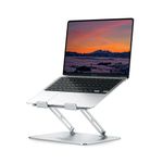 Contour Ergonomics Adjustable Aluminium Laptop Stand For Laptops Up To 17 Inches Silver CE10135