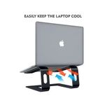 Contour Ergonomics Riser Style Laptop Stand For Laptops Up To 17 Inches Black CE10138