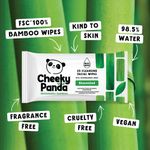 Cheeky Panda Bamboo Facial Cleansing Wipes 25 Wipes Unscented (Pack of 6) FACEWUNSMUL6-GBR