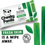 Cheeky Panda Bamboo Facial Cleansing Wipes 25 Wipes Unscented (Pack of 6) FACEWUNSMUL6-GBR