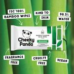 Cheeky Panda Bamboo Facial Cleansing Wipes 25 Wipes Unscented (Pack of 6) FACEWUNSMUL6-GBR