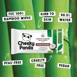 Cheeky Panda Bamboo Facial Cleansing Wipes 25 Wipes Coconut (Pack of 6) FACEWCCNMUL6-GBR