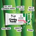 Cheeky Panda Bamboo Facial Cleansing Wipes 25 Wipes Rose (Pack of 6) FACEWROSMUL6-GBR