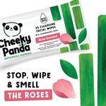 Cheeky Panda Bamboo Facial Cleansing Wipes 25 Wipes Rose (Pack of 6) FACEWROSMUL6-GBR