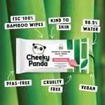 Cheeky Panda Bamboo Facial Cleansing Wipes 25 Wipes Rose (Pack of 6) FACEWROSMUL6-GBR
