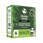 Cheeky Panda Sustainable Bamboo Quilted Toilet Tissue 4-Ply 155 Sheets Per Roll x9 (Pack of 5) QUILT