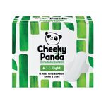 Cheeky Panda Pads with Wings Light Bamboo Lining and Core 15 Pads per Pack (Pack of 6) SPADS240mm