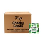 Cheeky Panda 2-Ply Toilet Tissue Travel Bulk Pack of 36 TOILTB2BBULK36