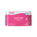 Clinell Chlorhexidine Wash Cloths (Pack of 8) CHGWC8