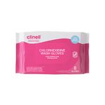 Clinell Chlorhexidine Wash Gloves (Pack of 8) CHGWGL8