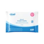 Clinell Contiplan 3-in-1 Continence Care Cloths (Pack of 8) CON8