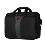 Wenger Legacy 17 Inch Laptop Case Triple Gusset 420x210x320mm Black/Grey 600655