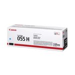 Canon 055H Toner Cartridge High Yield Cyan 3019C002