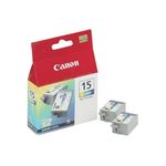 Canon BCI-15 Ink Cartridge Twin Pack CMY Colour 8191A002