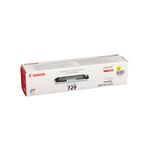 Canon 729Y Toner Cartridge Yellow 4367B002