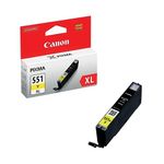 Canon CLI-551XLY Ink Cartridge High Yield Yellow 6446B001