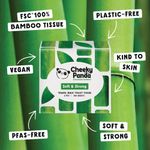 Cheeky Panda 2-Ply Toilet Tissue Travel Bulk Pack 150 Sheets (Pack of 36) TOILTBULKX36